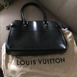 Classically Elegant Black Epi Louis Vuitton Passy